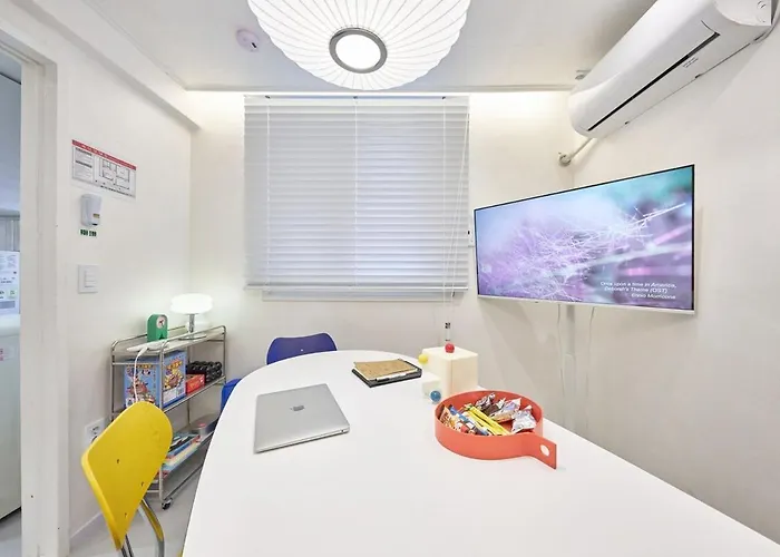 Appartement #mangwon Market#han River Park#mangnidan-gil#10 Minutes To Hongdae#4 Queen Beds *