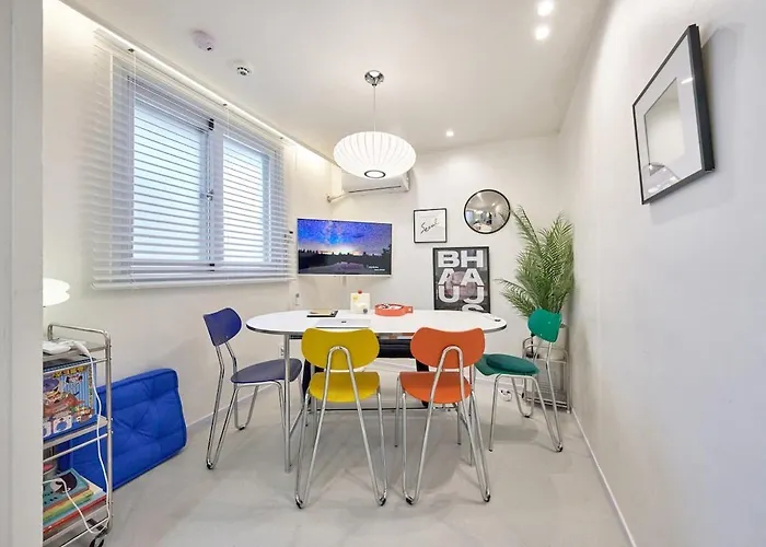 #mangwon Market#han River Park#mangnidan-gil#10 Minutes To Hongdae#4 Queen Beds Appartement Seoel